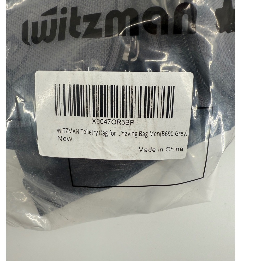 Witzman Toiletry Bag for Men women Large Hanging Multi-Organization B690 Grey - Picture 7 of 8